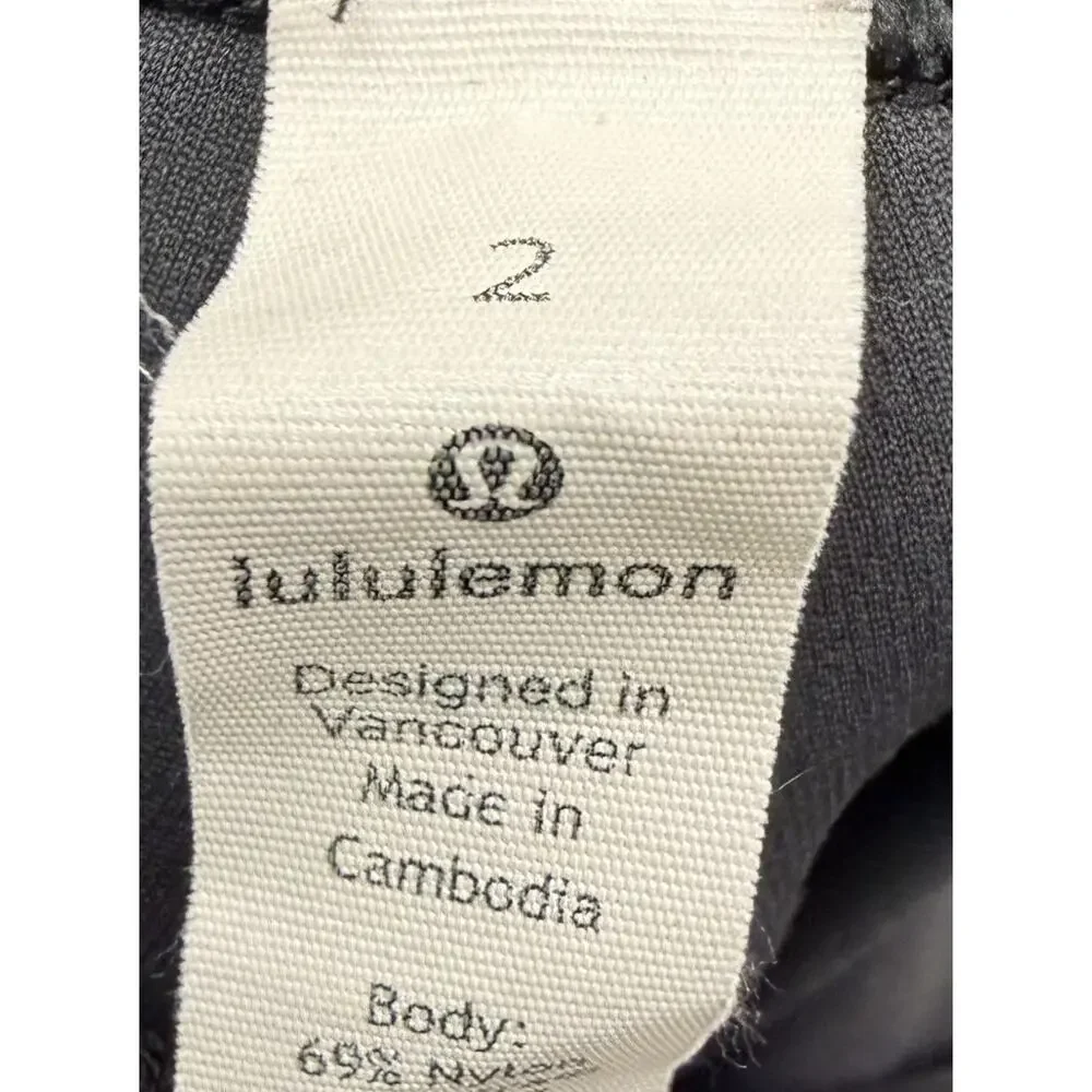 Lululemon Women's Black Gray Camouflage Fast and Free high‎ rise Leggings